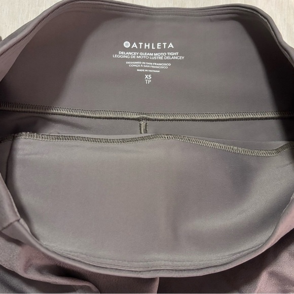 Athleta Women's Delaney gleam moto tights - Picture 4 of 4